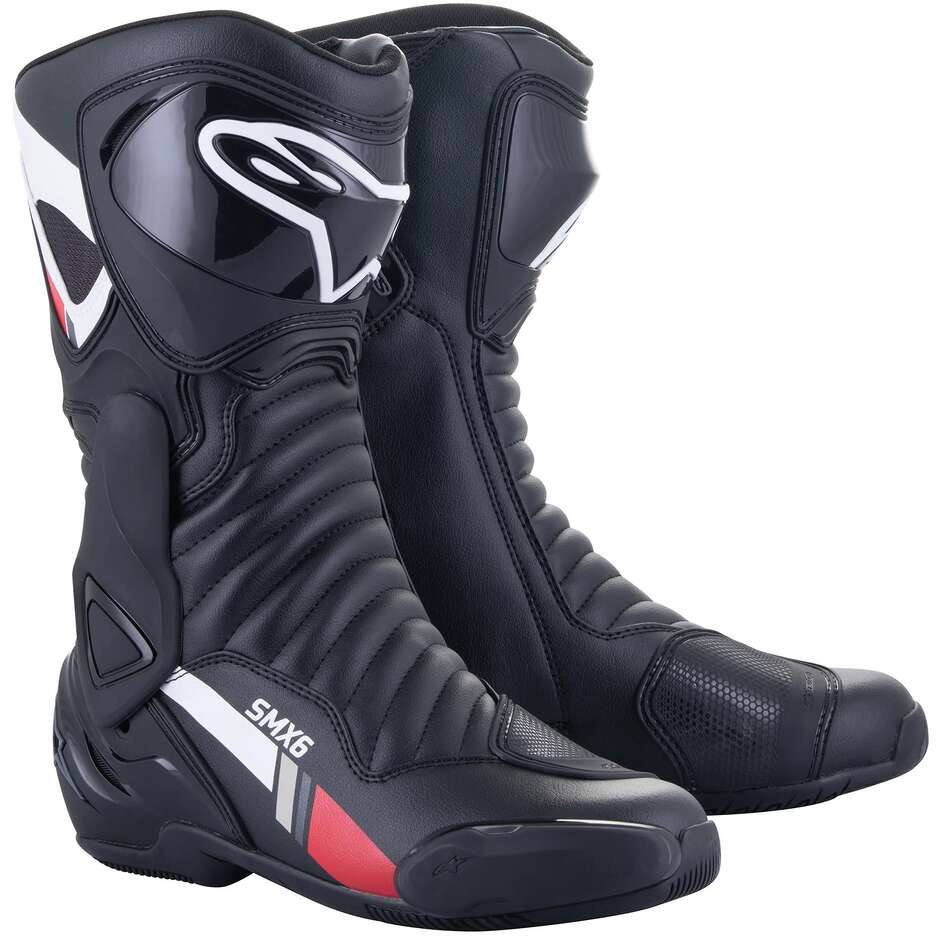 Stivali Moto Alpinestars SMX-6 V2 Grigio Bianco Nero taglia 40