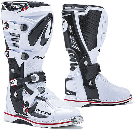 Stivali Moto Cross Enduro Forma Predator 2.0 Bianco taglia 46