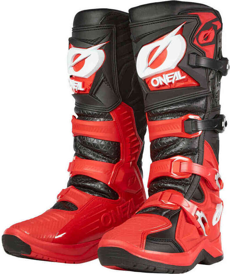 Oneal Stivali Moto Cross Enduro O'NEAL RMX PRO Nero/Rosso taglia 41