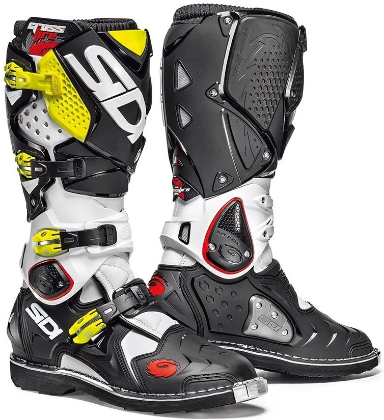 Stivali Moto Cross Enduro Sidi Crossfire 2 Top Gamma Nero-Gi taglia 45