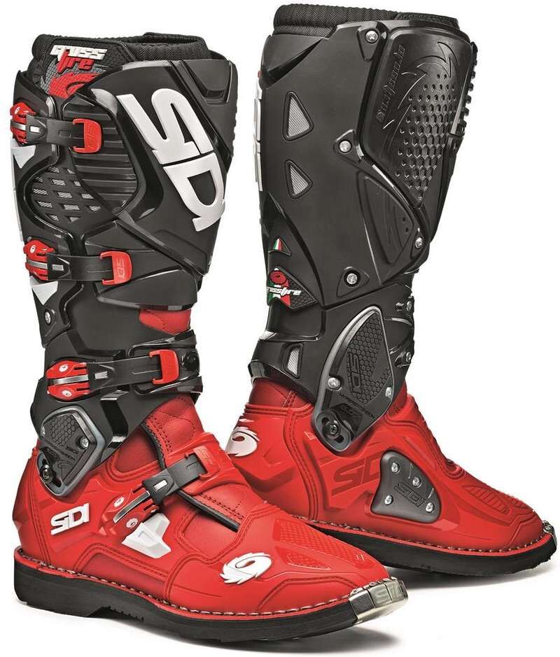 Stivali Moto Cross Enduro Sidi CROSSFIRE 3 Rosso Nero taglia 45