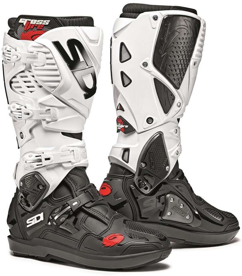 Stivali Moto Cross Enduro Sidi CROSSFIRE 3 SRS Nero Bianco taglia 42