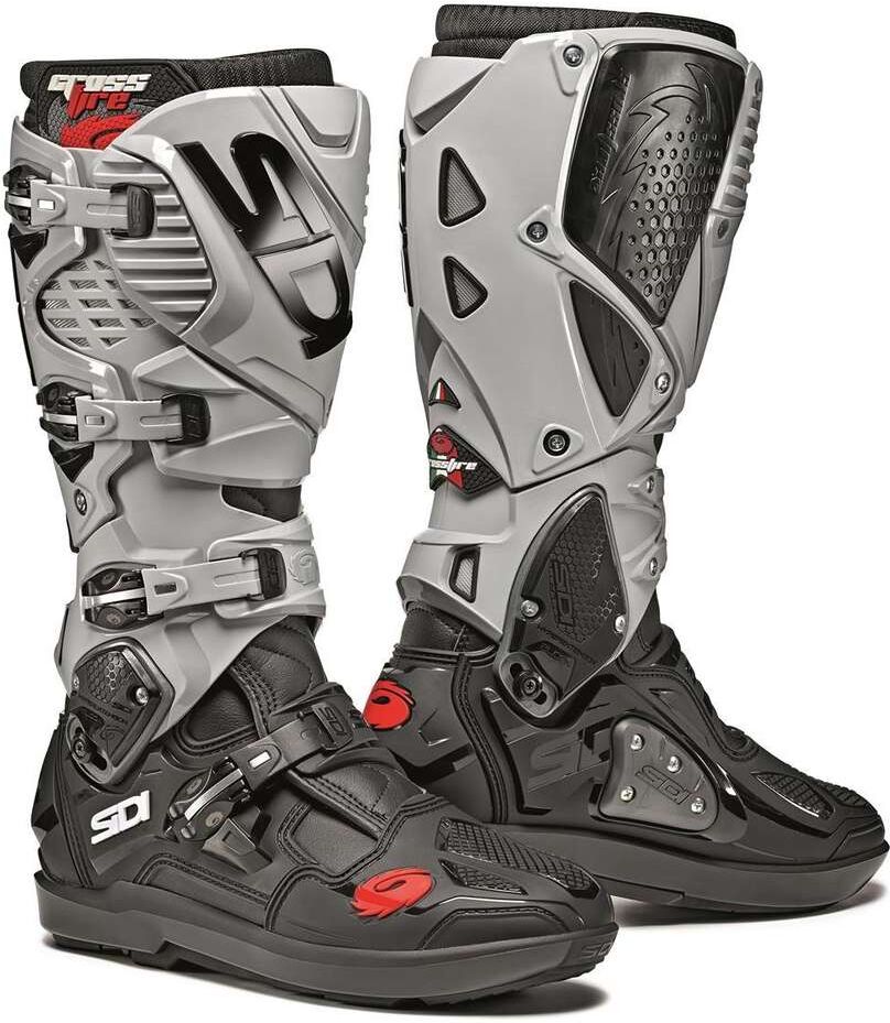 Stivali Moto Cross Enduro Sidi CROSSFIRE 3 SRS Nero Cenere taglia 44