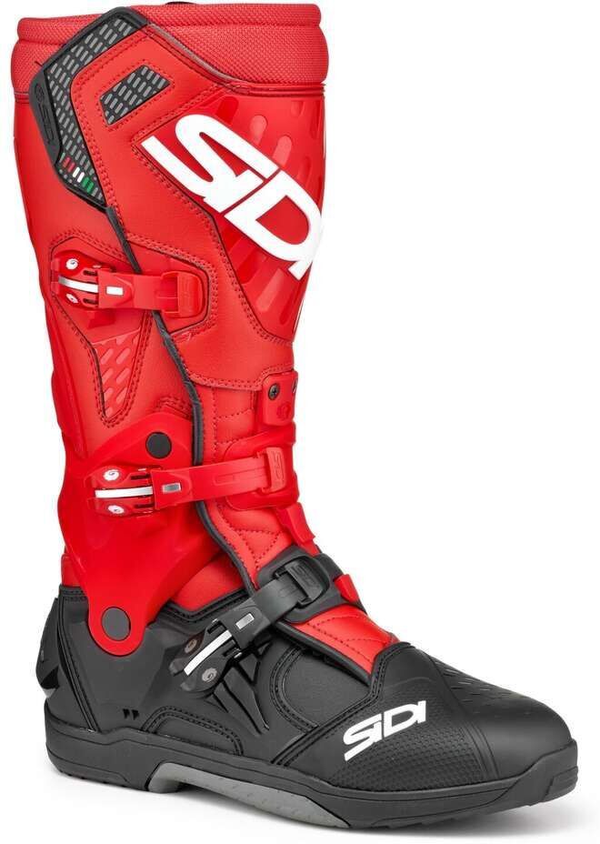 Stivali Moto Cross Sidi CROSSAIR Nero Rosso taglia 46