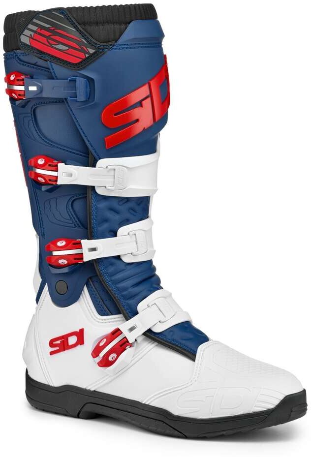 Stivali Moto Off-Road Sidi X POWER SC Bianco Navy Rosso taglia 47