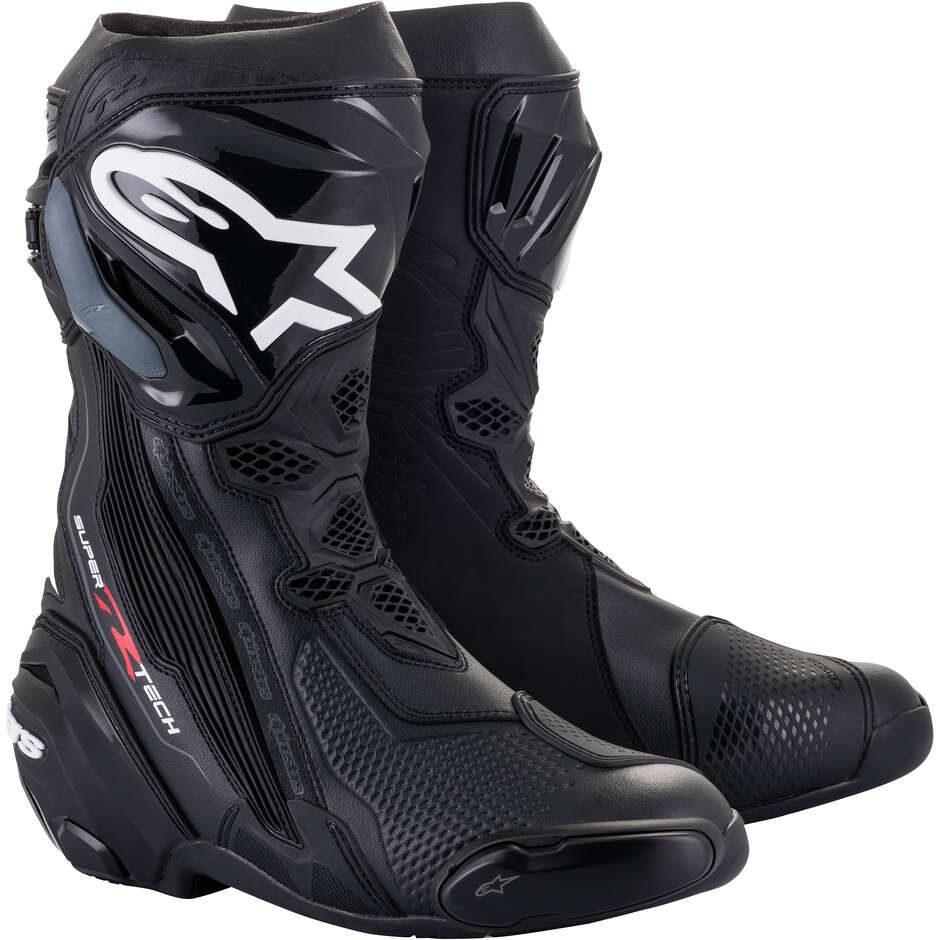 Stivali Moto Racing Alpinestars SUPERTECH R Nero taglia 42