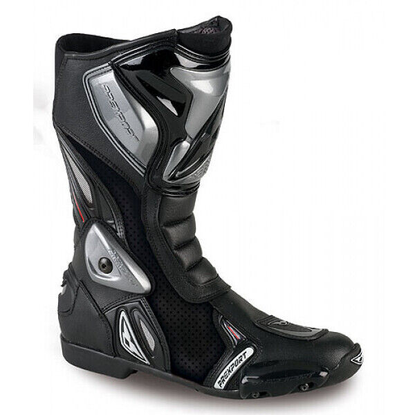 Stivali Moto Racing Prexport Sonic Ventilati Colore Nero taglia 42