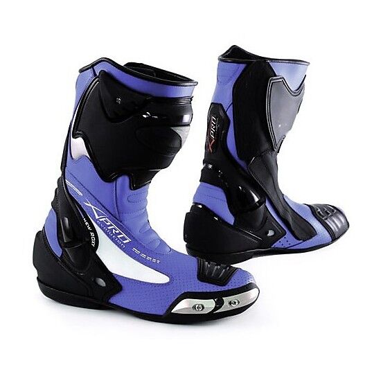 American-pro Stivali Moto Strada Racing A-Pro Modello Fighting Blu taglia 44