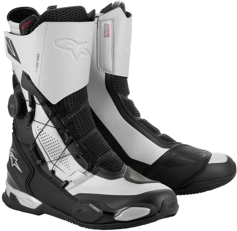 Stivali Moto Touring Alpinestars SP-X BOA Argento Nero taglia 45