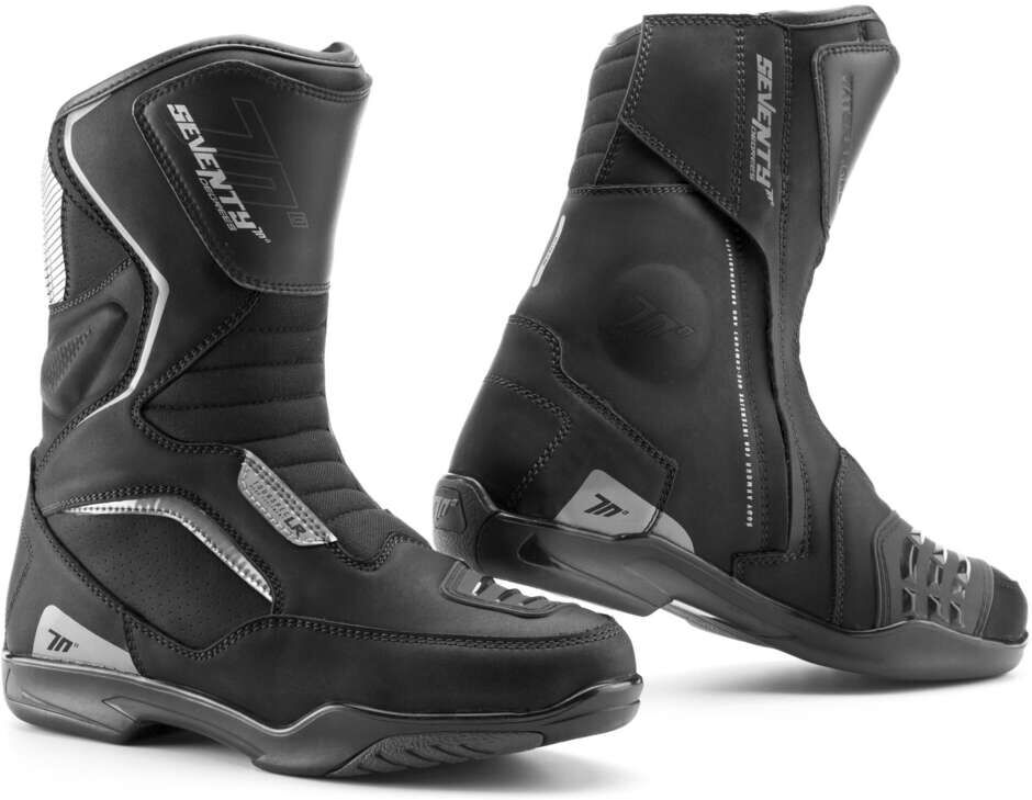 Stivali Moto Turismo Seventy BT3 Waterproof Nero taglia 46