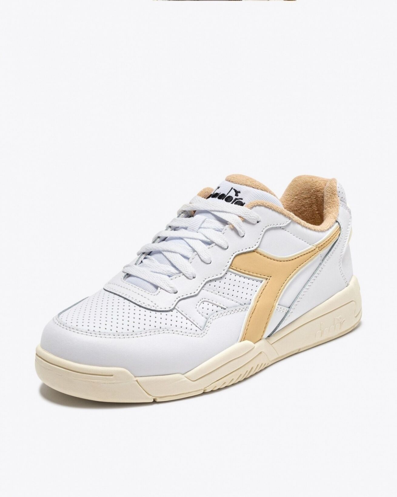 Diadora Scarpe Sneakers UOMO WINNER Bianco Giallo T2