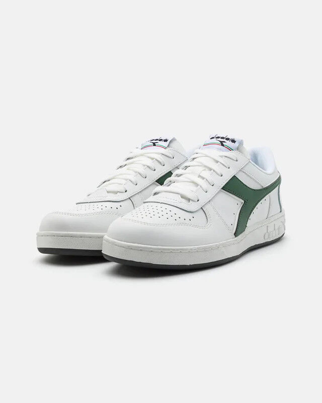 Diadora Scarpe Sneakers UOMO Bianco Verde MAGIC BASKET LOW ICONA