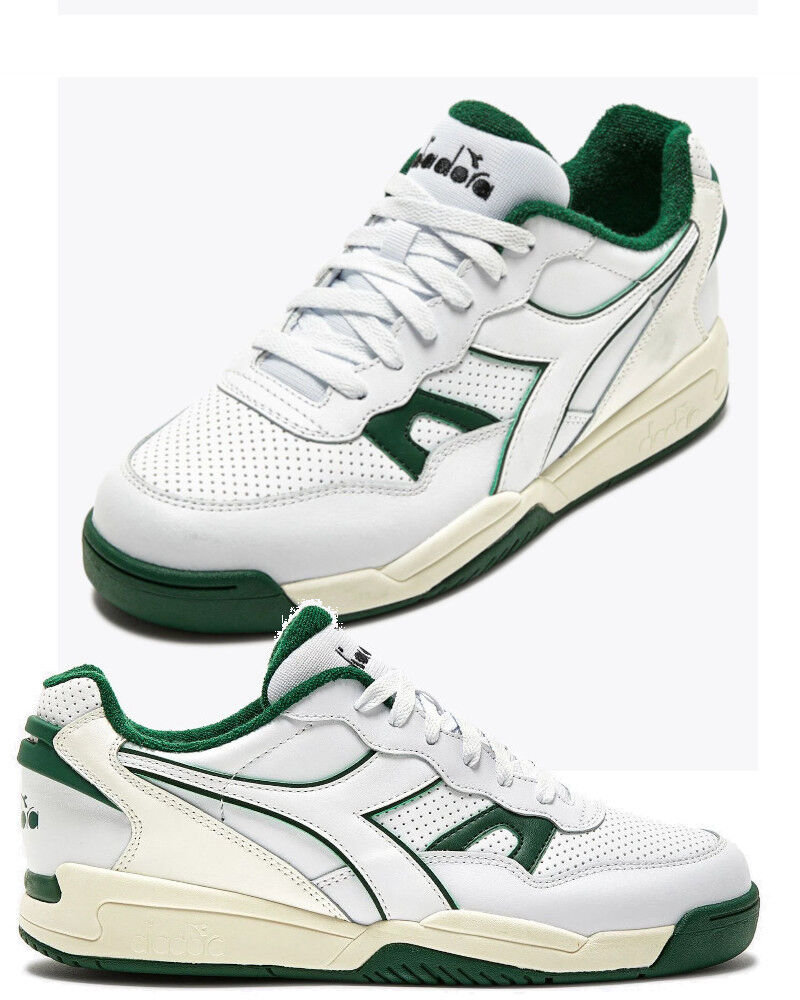 Diadora Scarpe Sneakers UOMO WINNER Bianco Verde T2
