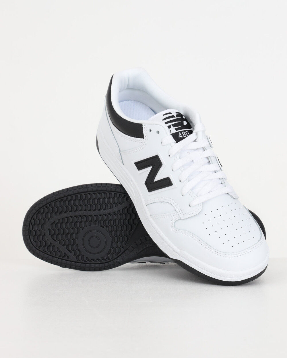 New Balance Scarpe Sneakers Unisex 480 LBK Bianco Nero Lifestyle