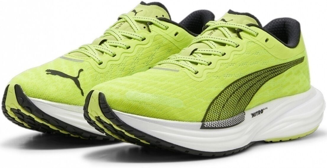 Puma Scarpe da Corsa Running UOMO Giallo Deviate Nitro 2 Piastra Carbonio