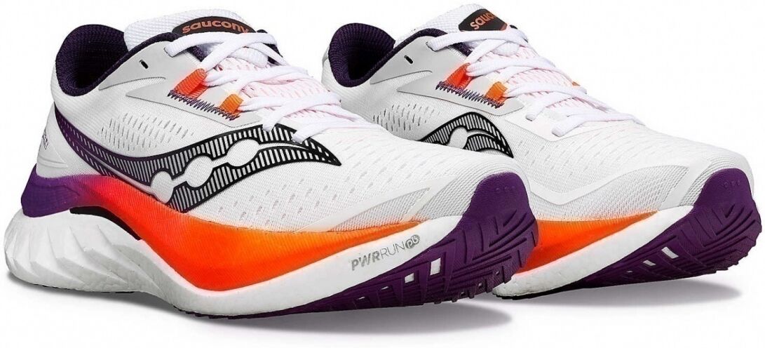 Saucony Scarpe da Corsa Running UOMO Endorphin Speed 4 White VIZIORANGE