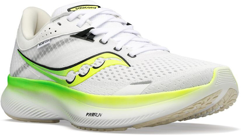 Saucony Scarpe Corsa Running UOMO WHITE SLIME RIDE 16