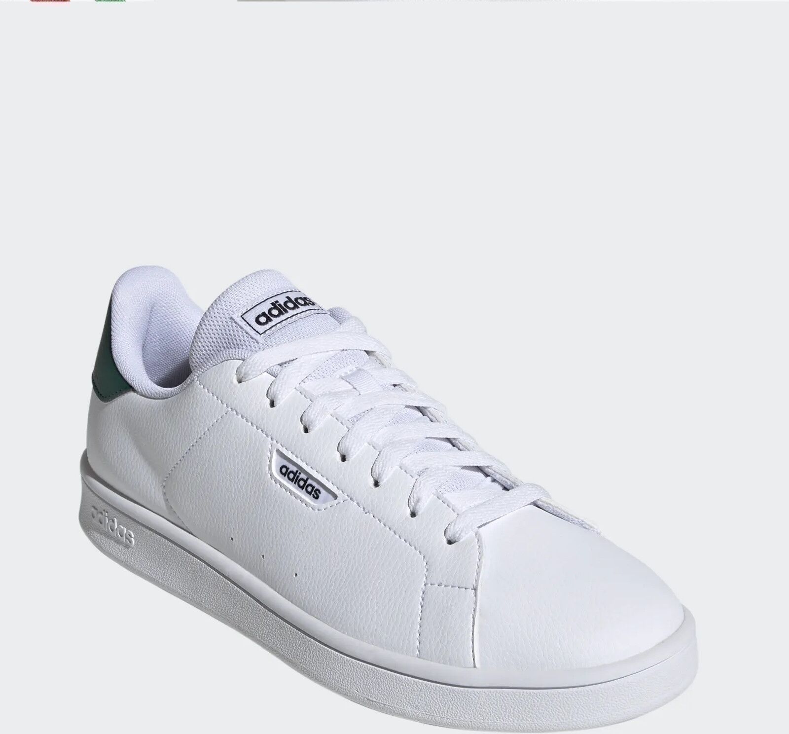 adidas Scarpe Sneakers UOMO COURT Bianco Verde Sportswear