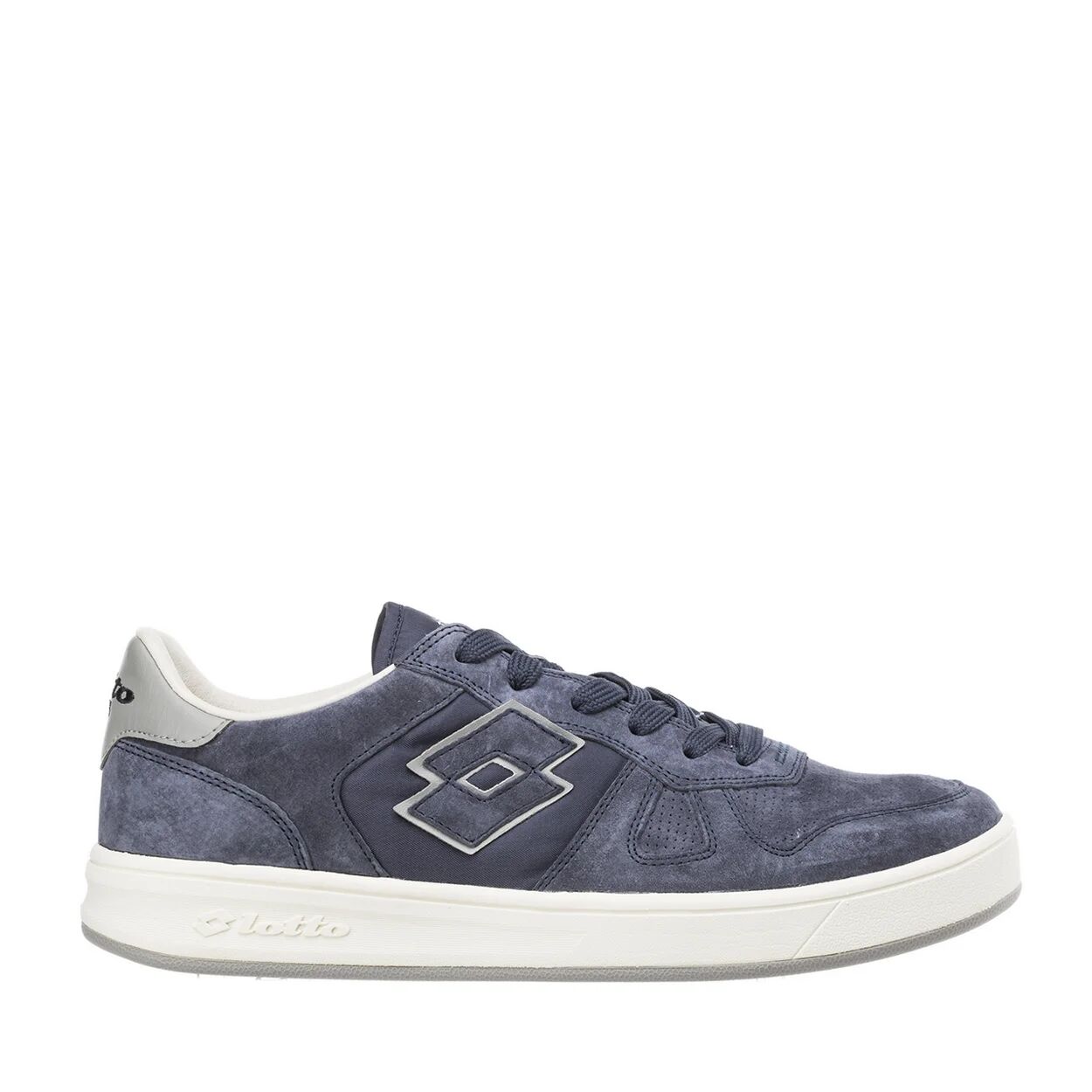 Lotto Sneakers Signature in suede e nylon blu