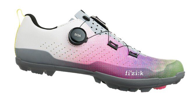 Fizik Terra Atlas Enrosadira Limited - scarpe bici White/Pink/Green 44