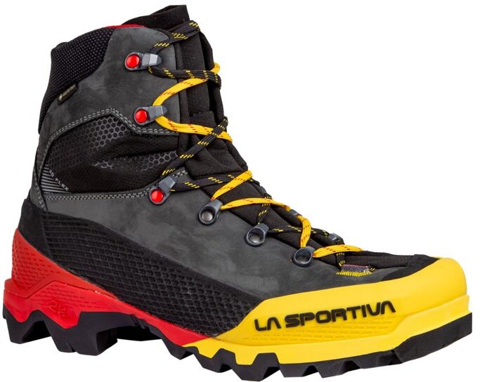 La Sportiva Aequilibrium LT GTX - scarponi alta quota - uomo Black/Yellow 45,5