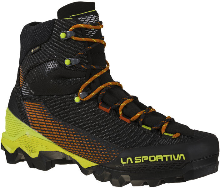 La Sportiva Aequilibrium ST GTX - scarponi alta quota - uomo Black/Orange/Green 46,5