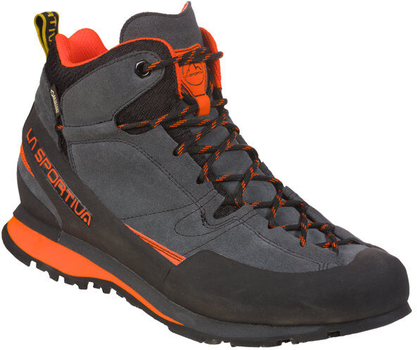 La Sportiva Boulder X Mid GORE-TEX M - scarpe da avvicinamento - uomo Grey/Orange 38