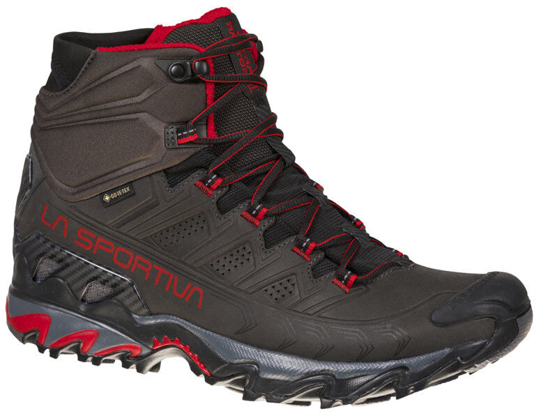 La Sportiva Ultra Raptor Mid Leather GTX - scarpe da trekking - uomo Carbon/Tango Red 47 EU