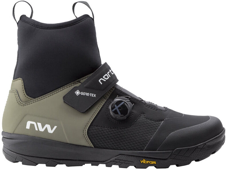 Northwave Kingrock Plus GTX - scarpe MTB Black/Green 45 EU