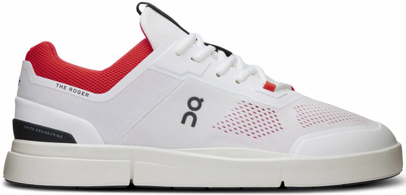 On The Roger Spin M - sneakers - uomo White/Red 10,5 US