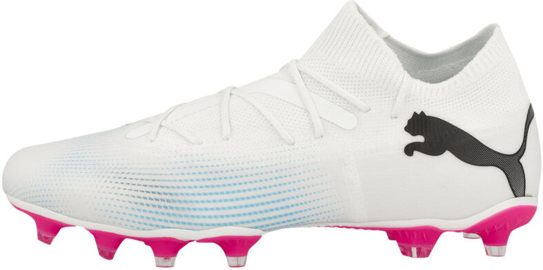 Puma Future 7 Match FG/AG - scarpe da calcio per terreni compatti/duri White/Pink 6,5 UK