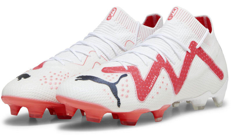 Puma Future Ultimate FG/AG - scarpe da calcio per terreni compatti/duri - uomo White/Red 11 UK