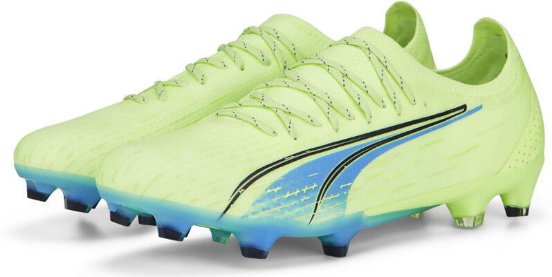 Puma Ultra Ultimate FG/AG - scarpe da calcio per terreni compatti/duri - uomo Light Green/Blue 11 UK