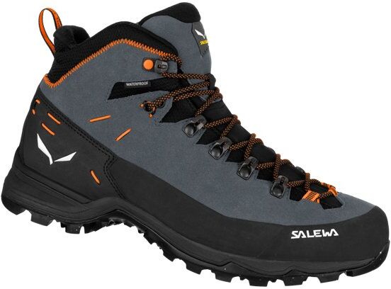 Salewa Alp Mate Winter Mid WP - scarpe trekking - uomo Black/Grey/Orange 9,5 UK