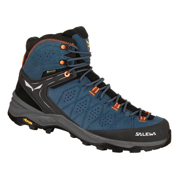 Salewa Ms Alp Trainer 2 Mid GTX - scarponi trekking - uomo Blue/Orange/Black 11 UK