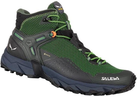 Salewa Ms Ultra Flex 2 Mid GTX - scarpe speed hiking - uomo Green/Blue/Grey 7 UK