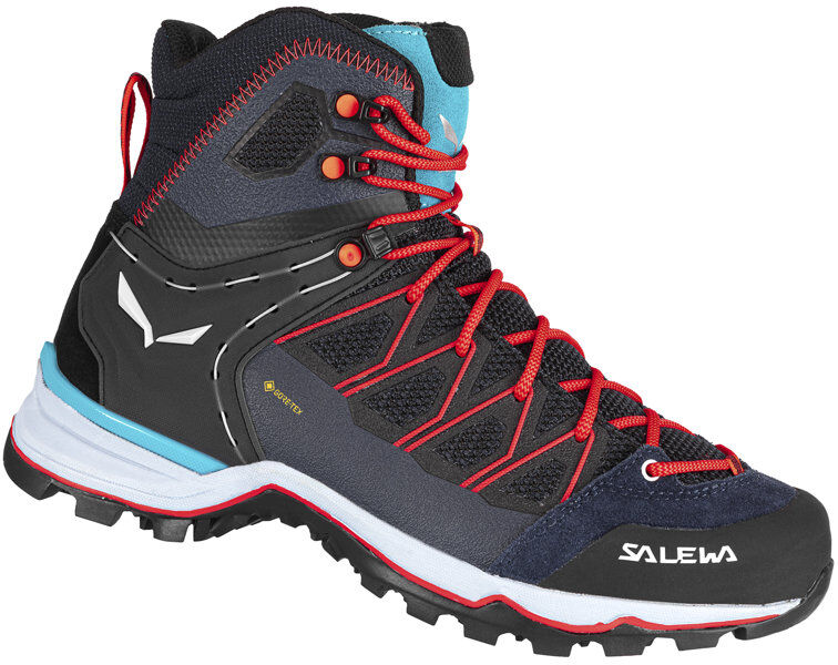 Salewa Mtn Trainer Lite Mid GTX - scarpre trekking - donna Blue/Red/Black 7 UK