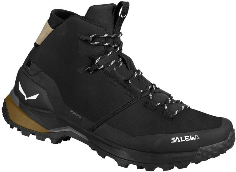 Salewa Puez Mid Ptx M - scarpe trekking - uomo Black/Black 7,5 UK