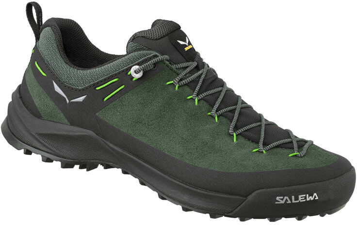 Salewa Wildfire Leather M - scarpe da avvicinamento - uomo Green/Black 8 UK