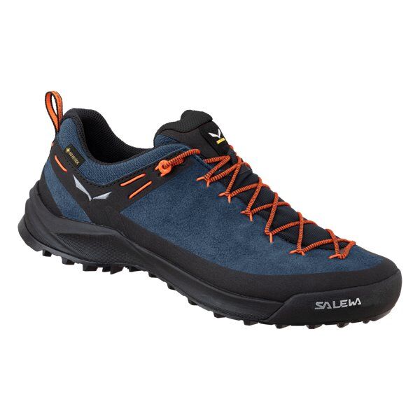 Salewa Wildfire Leather GTX M - scarpe da avvicinamento - uomo Dark Blue/Black/Orange 6 UK