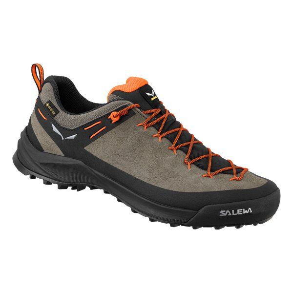 Salewa Wildfire Leather GTX M - scarpe da avvicinamento - uomo Brown/Black/Orange 9 UK