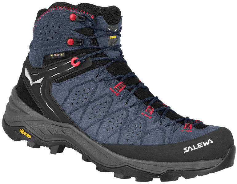 Salewa Ws Alp Trainer 2 Mid GTX - scarponi trekking - donna Blue/Black/Red 7,5 UK
