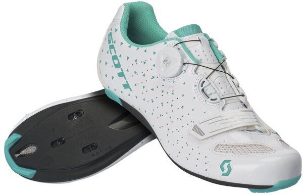 Scott Road Camp Boa - scarpe da bici da corsa - donna White/Light Blue 40