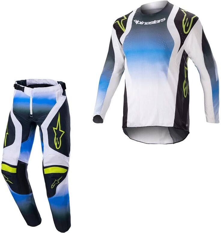 ALPINESTARS - Equipaggiamento completo Pack Alpinestars Techstar Push Nightlife Ucla Blue / Bianco Nero,Blu,Giallo,Bianco UNICA