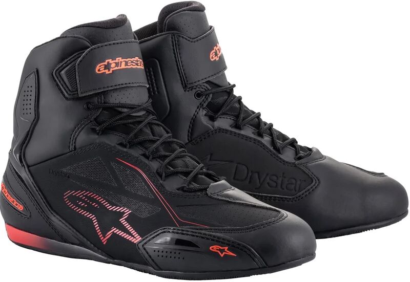 ALPINESTARS - Stivali Faster 3 Drystar Nero / Rosso Nero,Rosso 8 (EU 40.5)