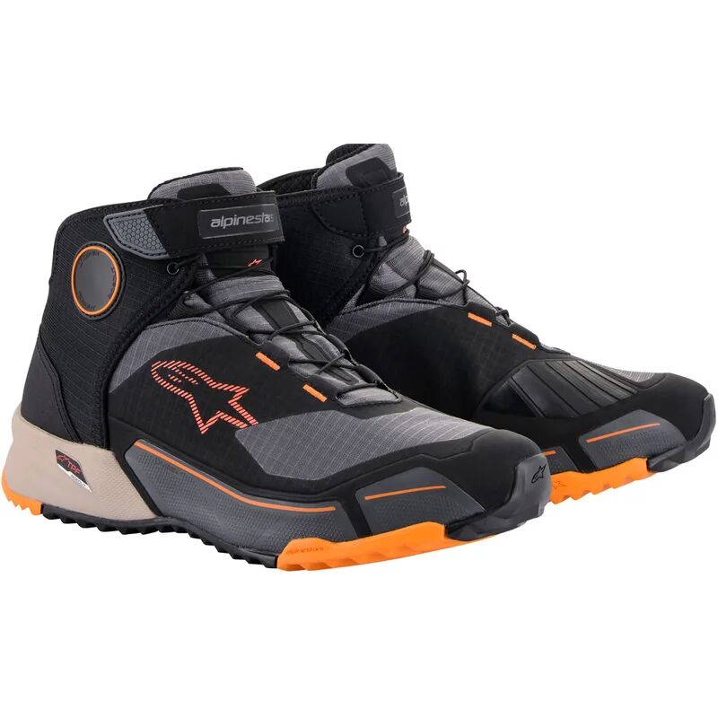 ALPINESTARS - Stivali CR-X Drystar Nero / Marrone / Orange Nero,Arancione,Marrone 8 (EU 40.5)