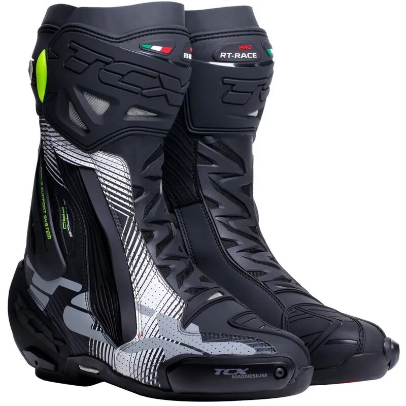 TCX - Stivali RT-Race Pro Air Nero / Bianco / Grigio Nero,Grigio,Bianco 46