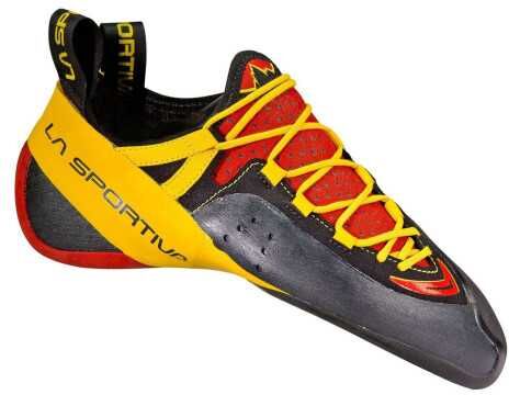 La Sportiva Scarpette arrampicata genius, innovativa scarpetta arrampicata no-edge 41 giallo