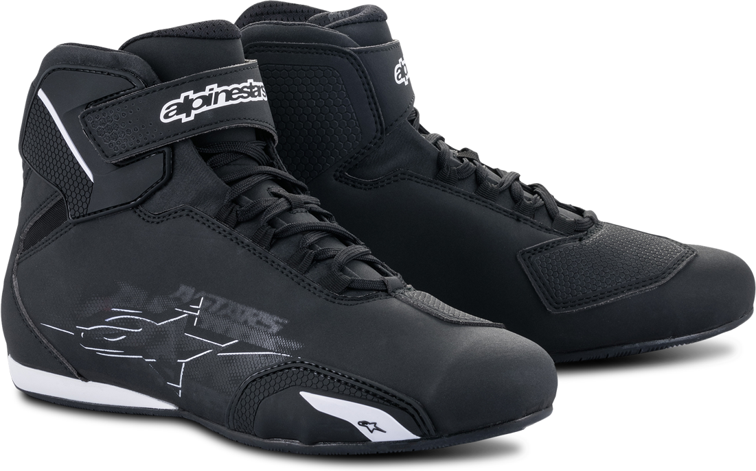 Alpinestars Scarpe Moto  Sektor Nero-Bianco