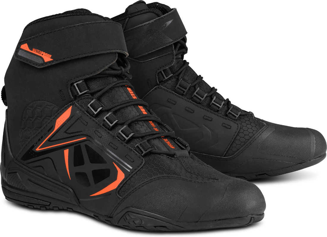 Ixon Scarpe Moto  KILLER WP Nero-Arancio